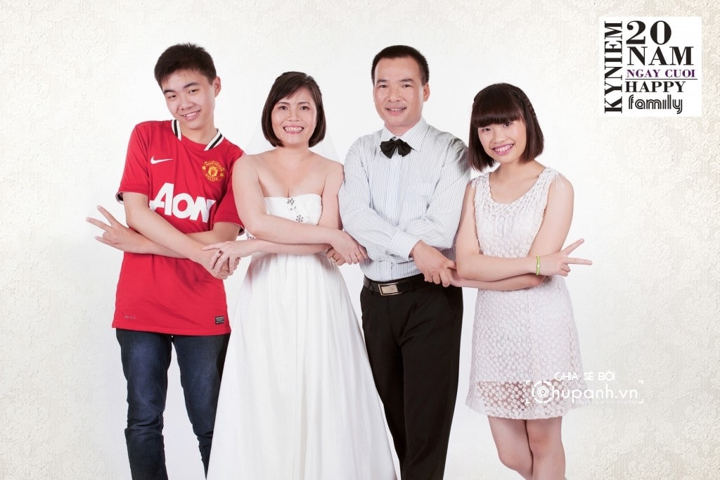 Concept chụp ảnh gia đình theo phong cách ảnh cưới GĐ010